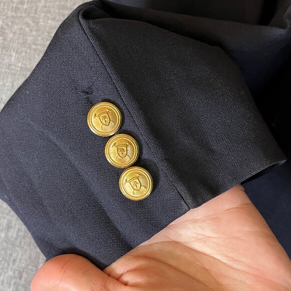 Ralph Lauren Polo University Club Gold Button Sport Coat Blazer - Men's Size 40 - Picture 12 of 13